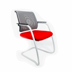 Chaise visiteur luge Sedus coloré