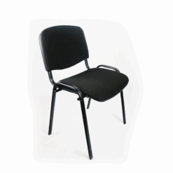 Chaise visiteur noir classique