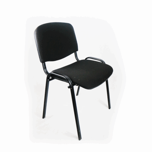 Chaise visiteur noir classique