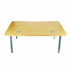 Bureau droit couleur bois