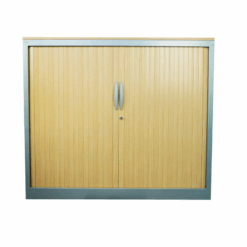 Armoire basse Majencia top en bois