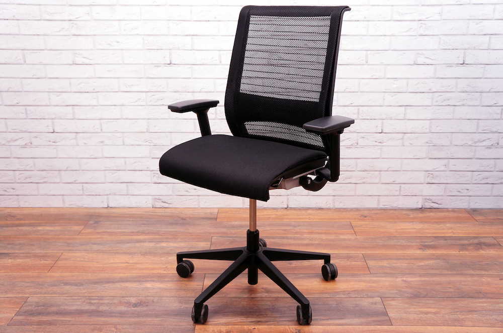 Fauteuil Steelcase Think Avec Accoudoir Noir Bureau Fute