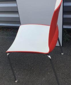 Chaise rouge / orange design
