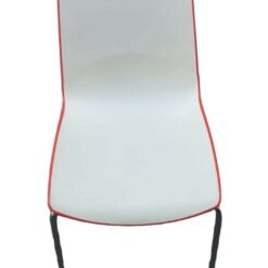 Chaise rouge / orange design