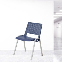 chaise visiteur bleu Marina
