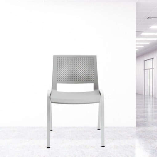chaise visiteur gris Marina