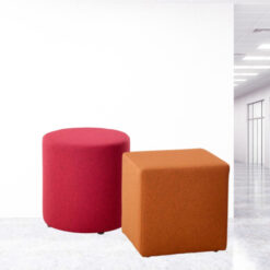 Pouf rond et carré bambino
