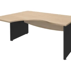 Bureau compact à gauche DUAL - L160 cm