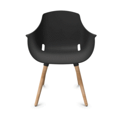 Chaise piètement bois MAHÉ