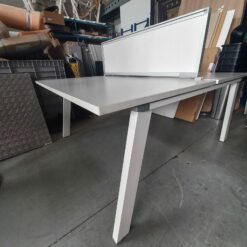 Bureau gris bench