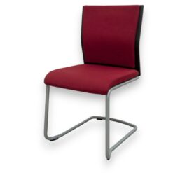 Chaise Steelcase Luge Tissu Bordeaux