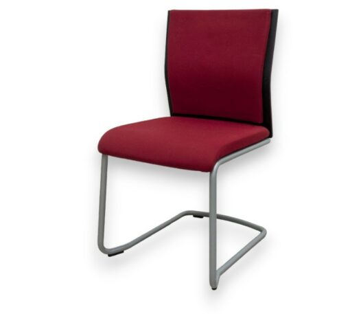 Chaise Steelcase Luge Tissu Bordeaux