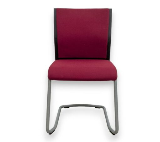 Chaise Steelcase Luge Tissu Bordeaux