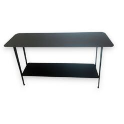 Console en acier noir