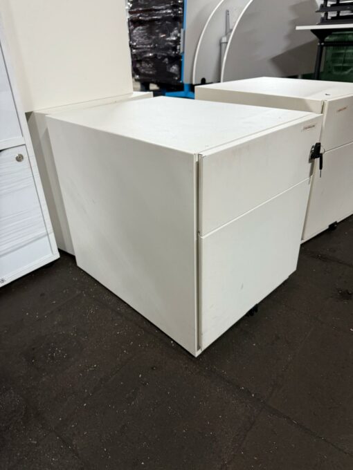 Caisson blanc 2 tiroirs