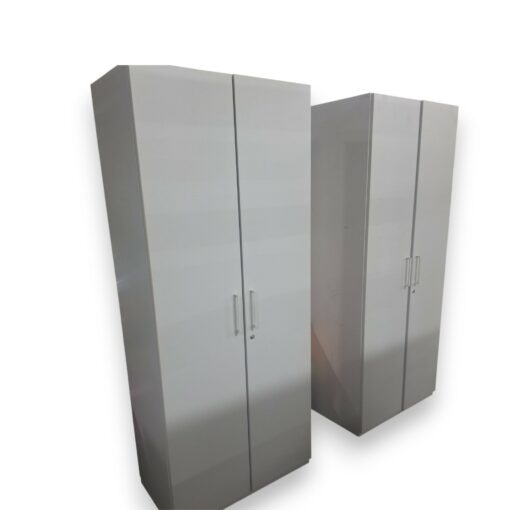 Armoire Haut blanc portes battantes