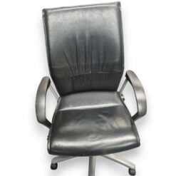 Fauteuil de bureau professionnel sur roulettes en cuir