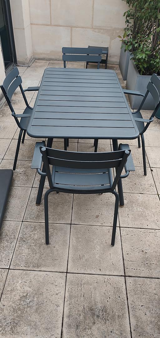 Table rectangulaire Luxembourg de Fermob Table rectangulaire Luxembourg de Fermob