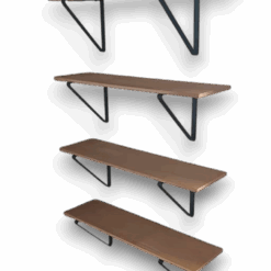 Ensemble de 4 étagères murales en chêne