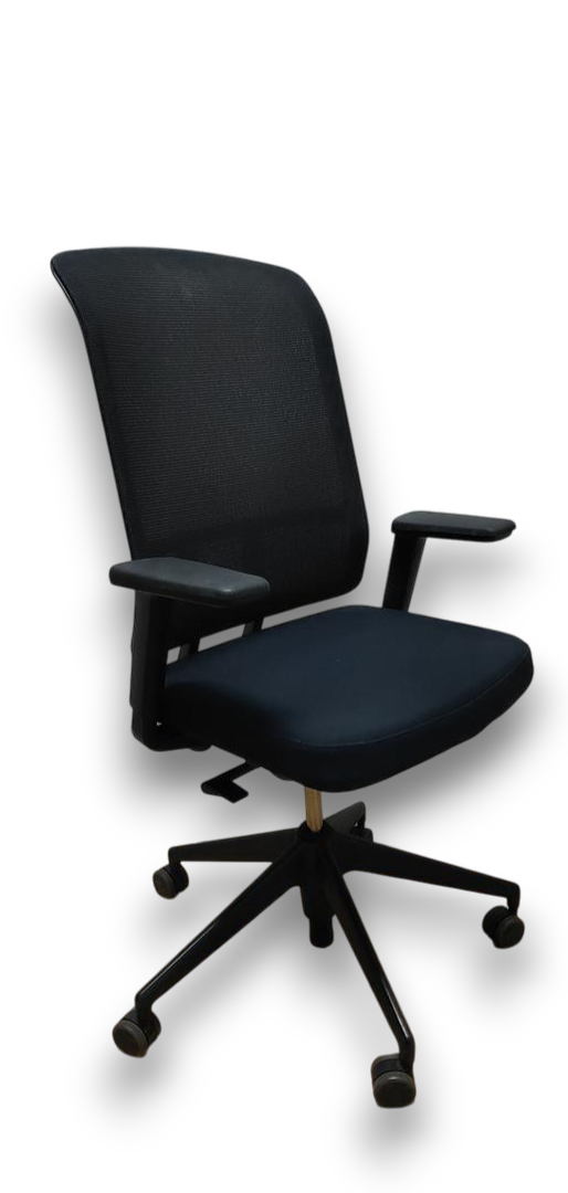 Fauteuil de bureau VITRA – Noir – Dossier résille Fauteuil de bureau VITRA – Noir – Dossier résille