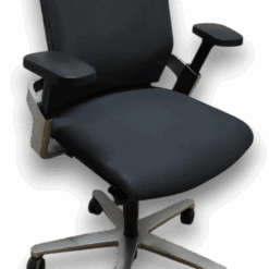 Fauteuil de bureau WILKHAHN – Gris – Structure aluminium