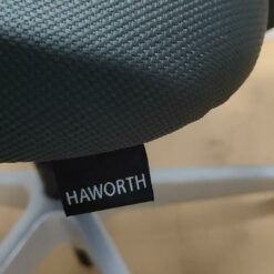 Fauteuil de bureau (accoudoirs noirs) - HAWORTH - Assise Grise/Dossier Orange