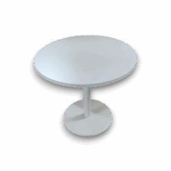 Table ronde blanche Steelcase