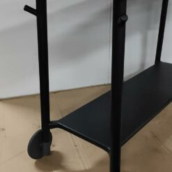 Mange-debout STEELCASE 180×80×H105 cm plateau blanc-